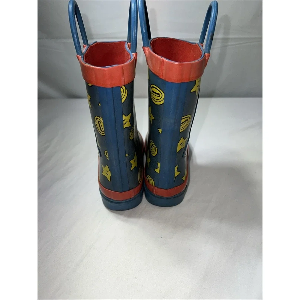 Super Mario Brothers Rain Boot Kids Size 10 Mario Nintendo
